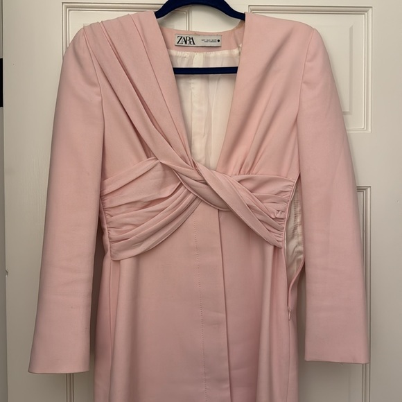 Zara Draped Blazer Jacket Dress - Picture 15 of 16